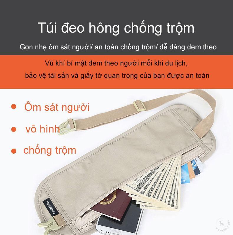 Euro Quality - Túi đeo hông chống trộm