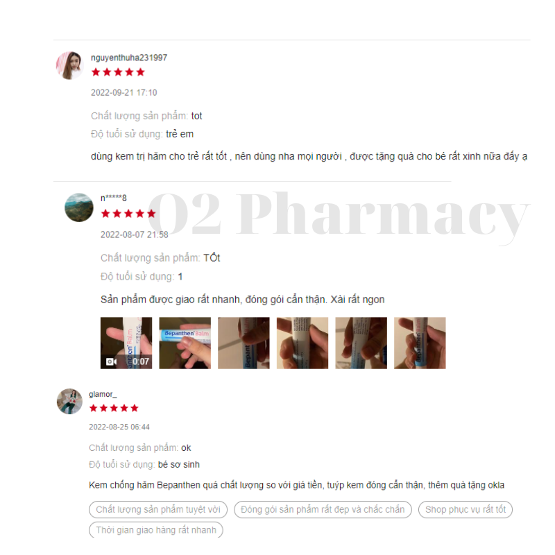 Kem chống hăm Bepanthen Balm tuýp 30g