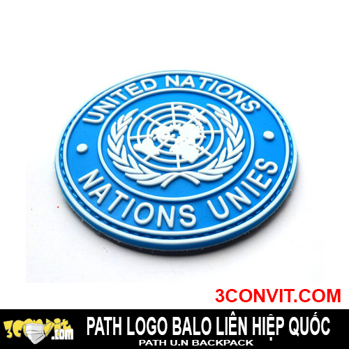 Path logo phù hiệu U.N dán balo