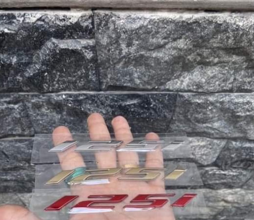[HCM]cặp (2 bên ) tem số 125i dán cho vario 125 Future 125i