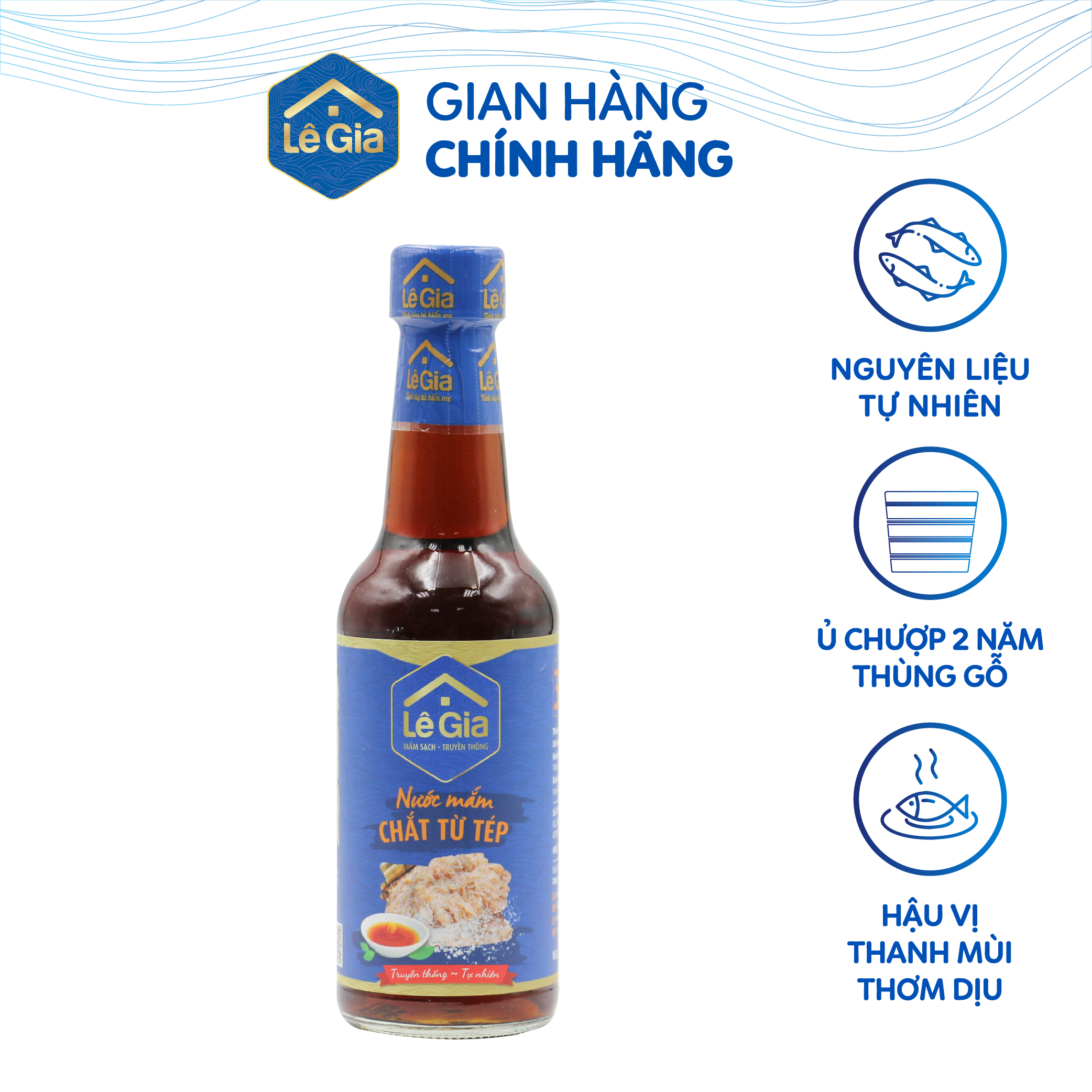 Nước mắm chắt từ tép chai 300ml
