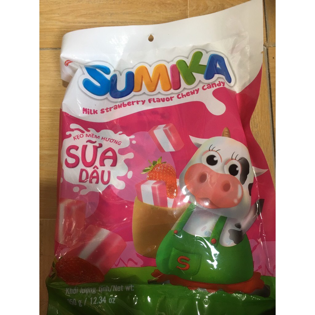 Kẹo Mềm Sữa Dâu / Sôcôla / Sữa Sumika Gói 275g