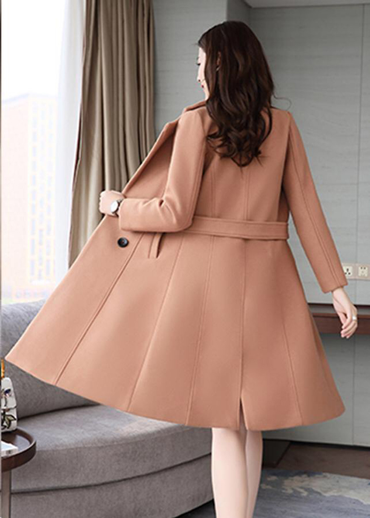 Áo Khoác Dạ Dáng Dài Cao Cấp - ZLR2209