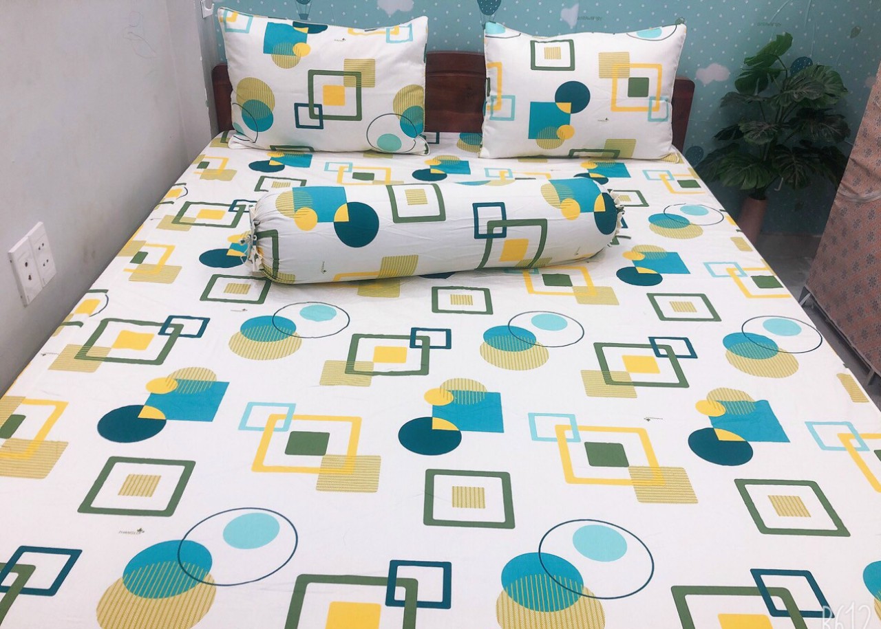 GA THUN HÀN QUỐC 4 MÓN(GA + 1 VỎ GỐI ÔM + 2 VỎ GỐI NẰM)