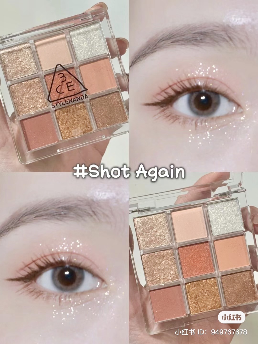 [FULL MÀU] Phấn Mắt 9 Ô 3CE Multi Eye Color Palette