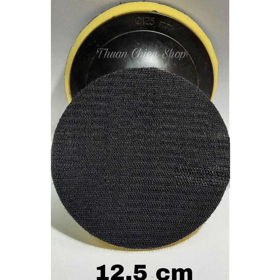 ĐẾ CHÀ NHÁM 10CM; 12,5CM - LỖ REN ỐC 10MM