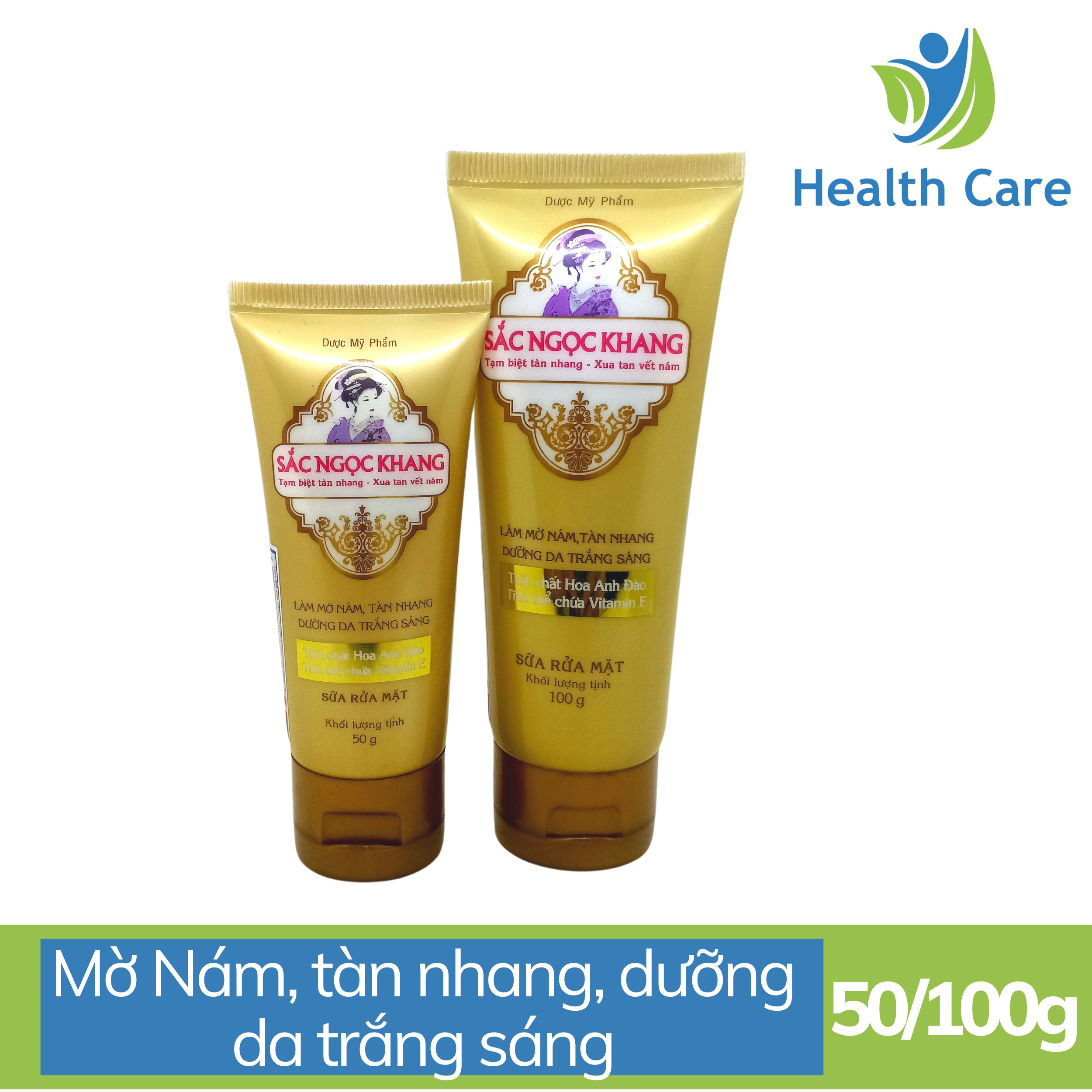 Sữa rửa mặt sắc ngọc khang 50g/100gr