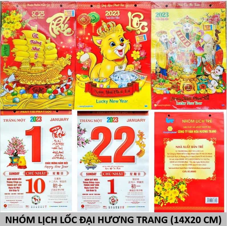 Lịch 2024 Lốc Siêu đại 20x30 /26X38 cm (chỉ lốc rời)