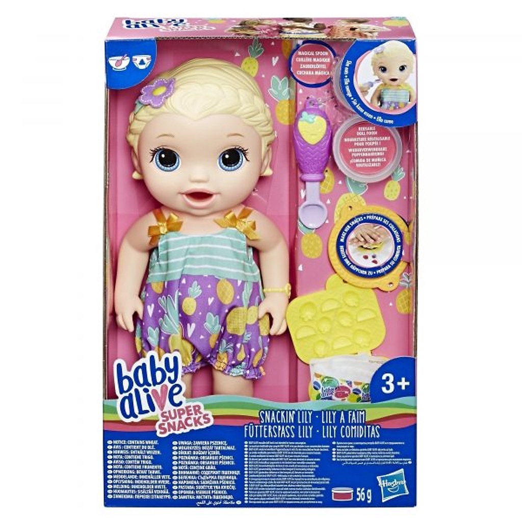Búp bê Baby Alive Hasbro (Mỹ) - bé Lily biết ăn dặm E5841