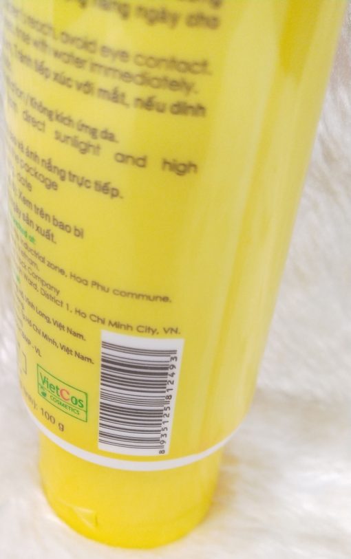 [HCM]Combo 2 Tuýp Sữa Rửa Mặt Nghệ E100 100g