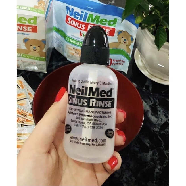 BÌNH RỬA MŨI NEILMED 120ml DÀNH CHO EM BÉ