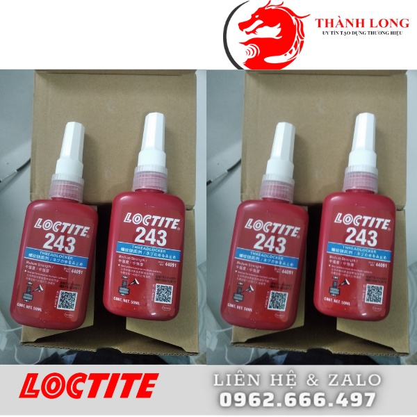 Keo khoá ren loctite 243 - 50ml và 250ml