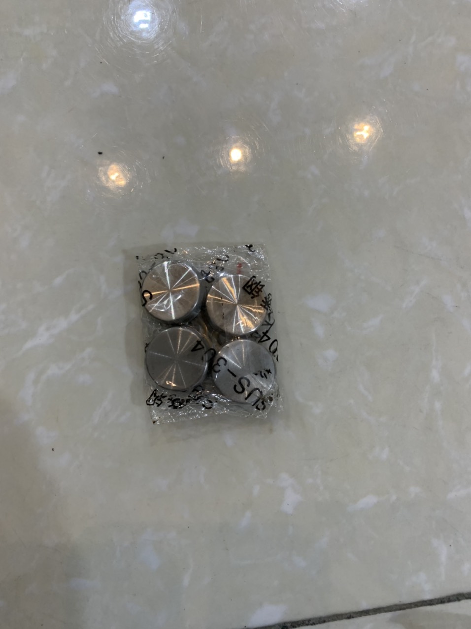 Nắp chụp đầu vít , Nắp lỗ vít - Chất liệu Inox 304 - 1 set 4 chiếc