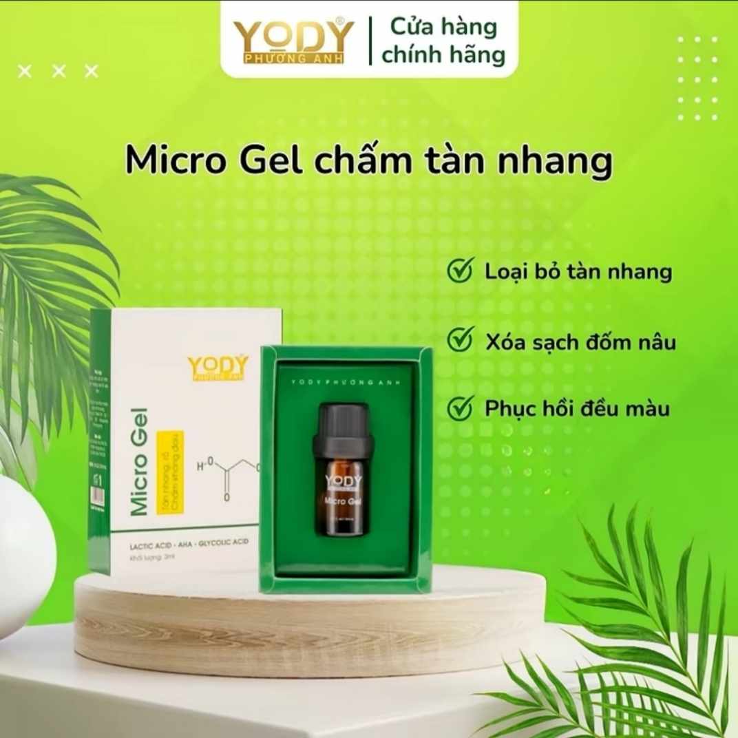 [Chính Hãng].Chấm Tàn Nhang không đau rát Yody Phương Anh dạng gel phù hợp với mọi loại da