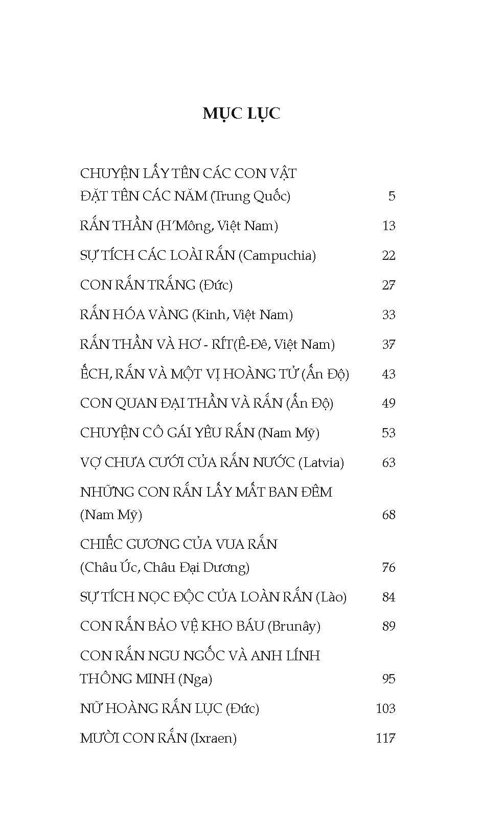Những Câu Chuyện Về Rắn