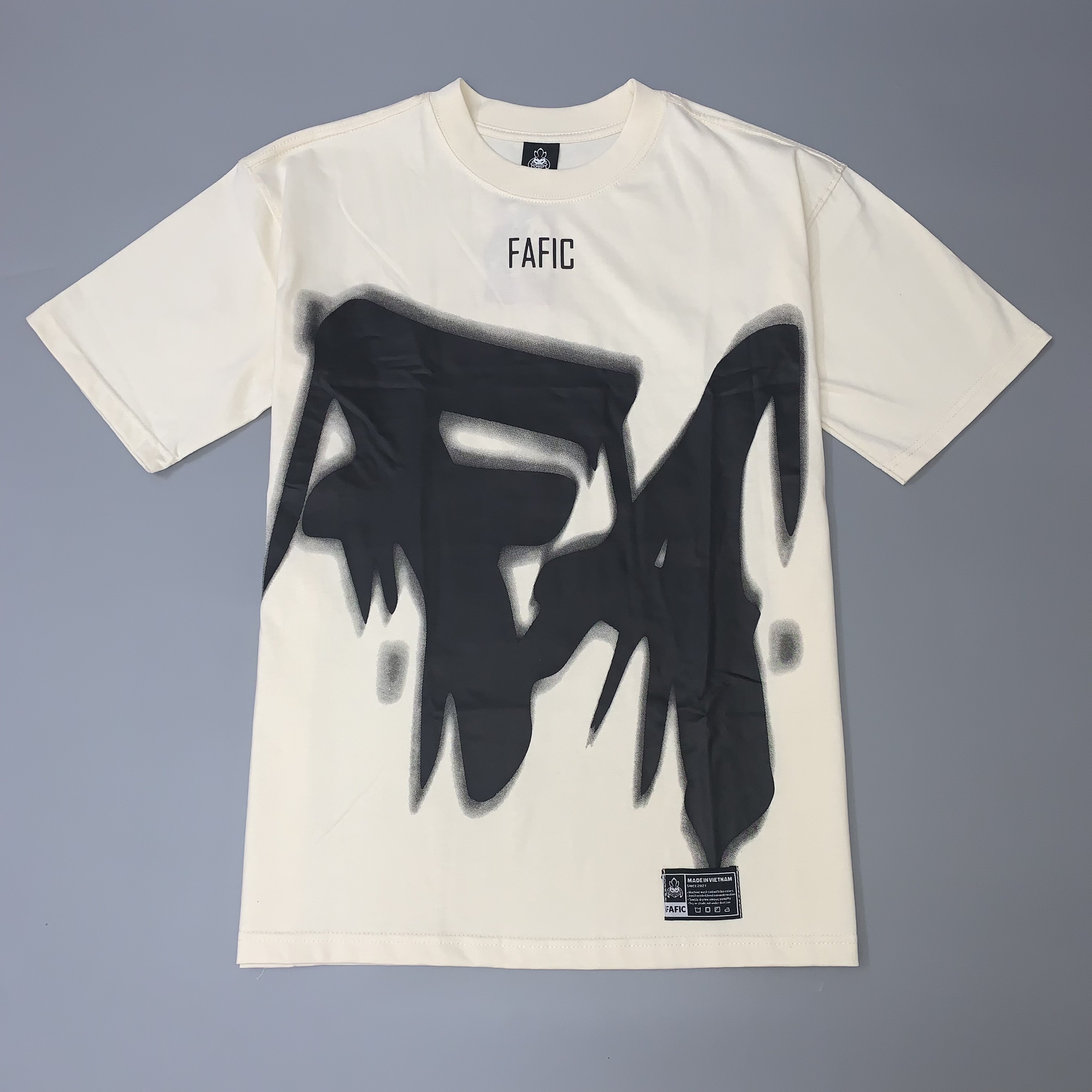 Áo thun Fafic in chữ FA Big logo áo thun local brand unisex chất cotton cao cấp Hany Fashion AL245