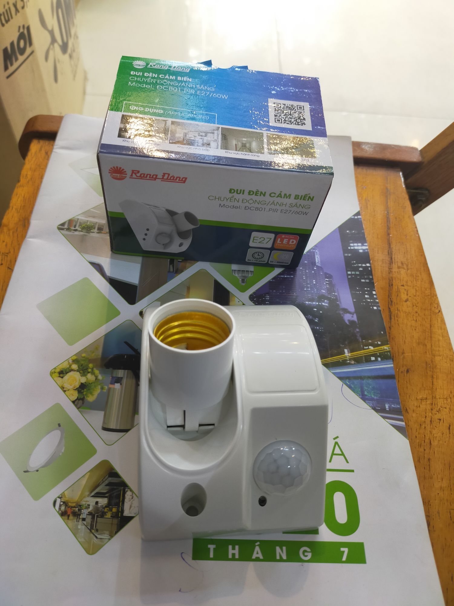 Đui cảm biến rạng đông chính hãng