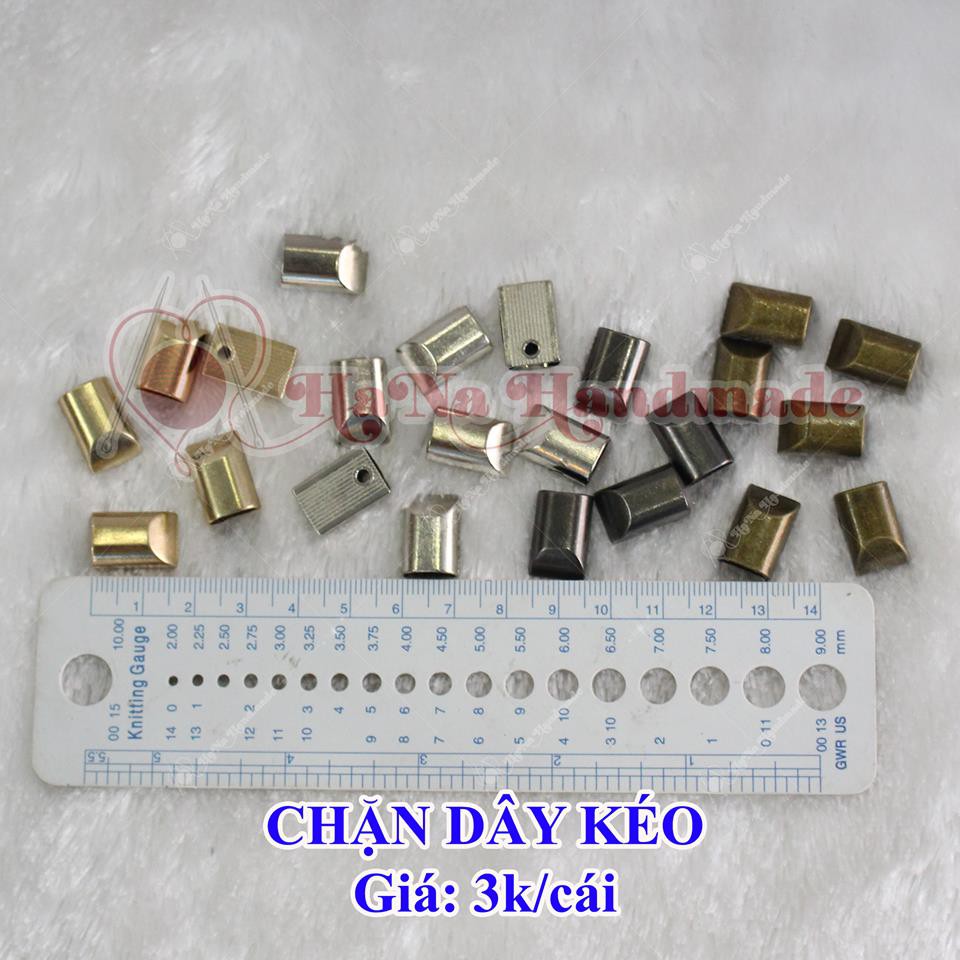 Chặn đầu dây kéo / chặn dây kéo 8k/2 cái