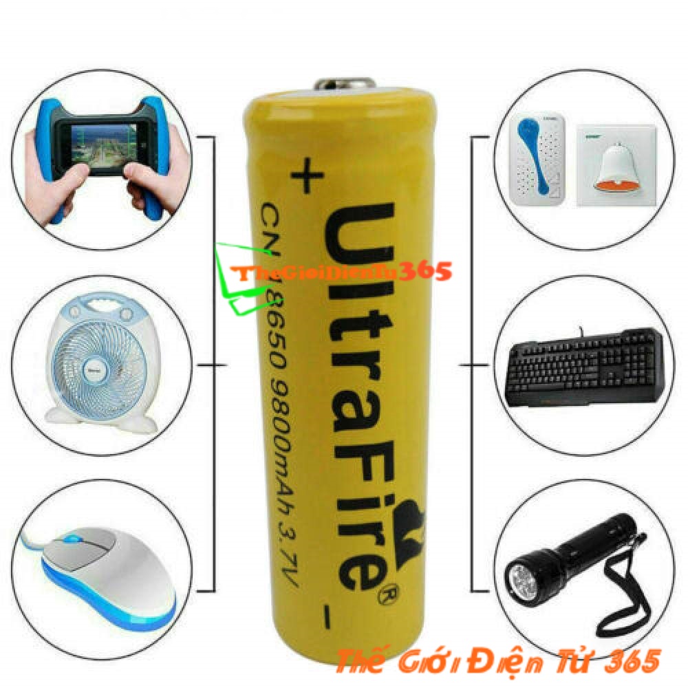 Pin Sạc 3.7V 18650 9800mah