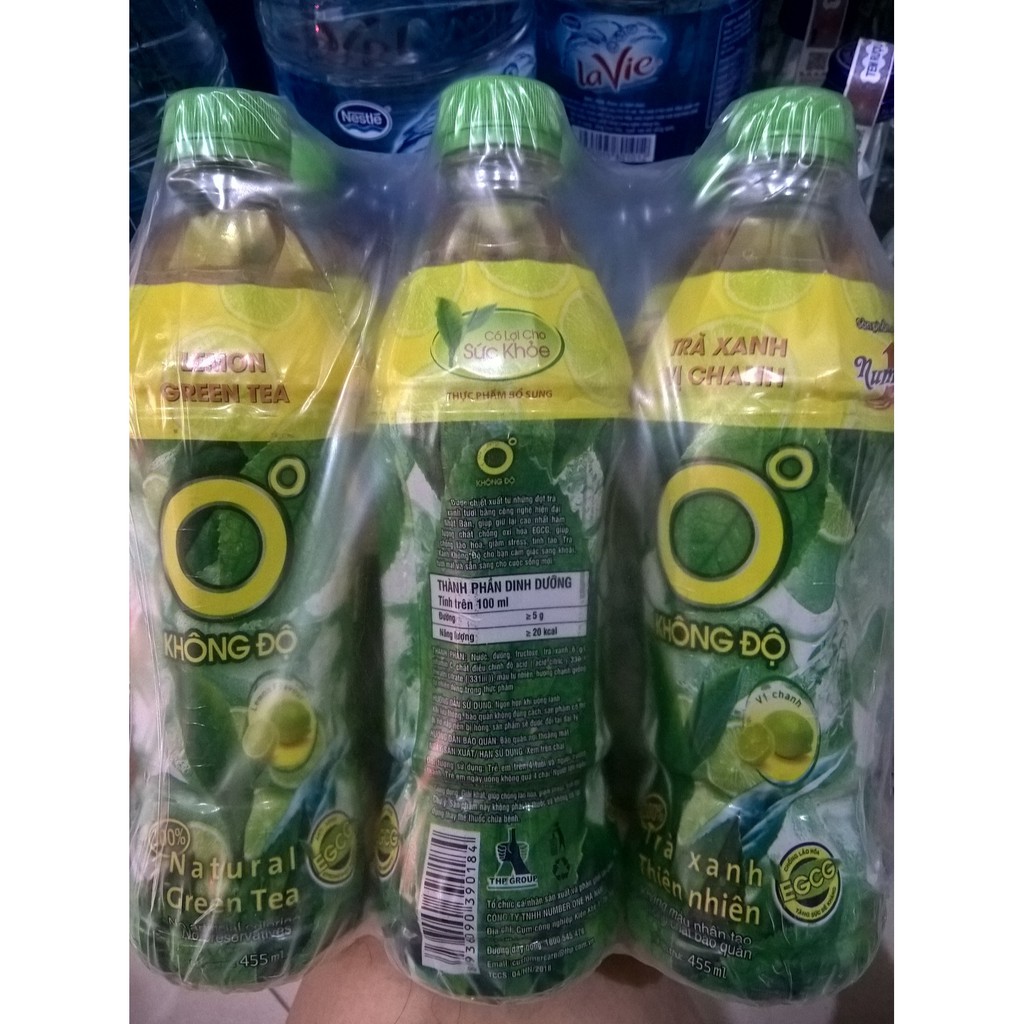 Trà Xanh Không Độ 455ml
