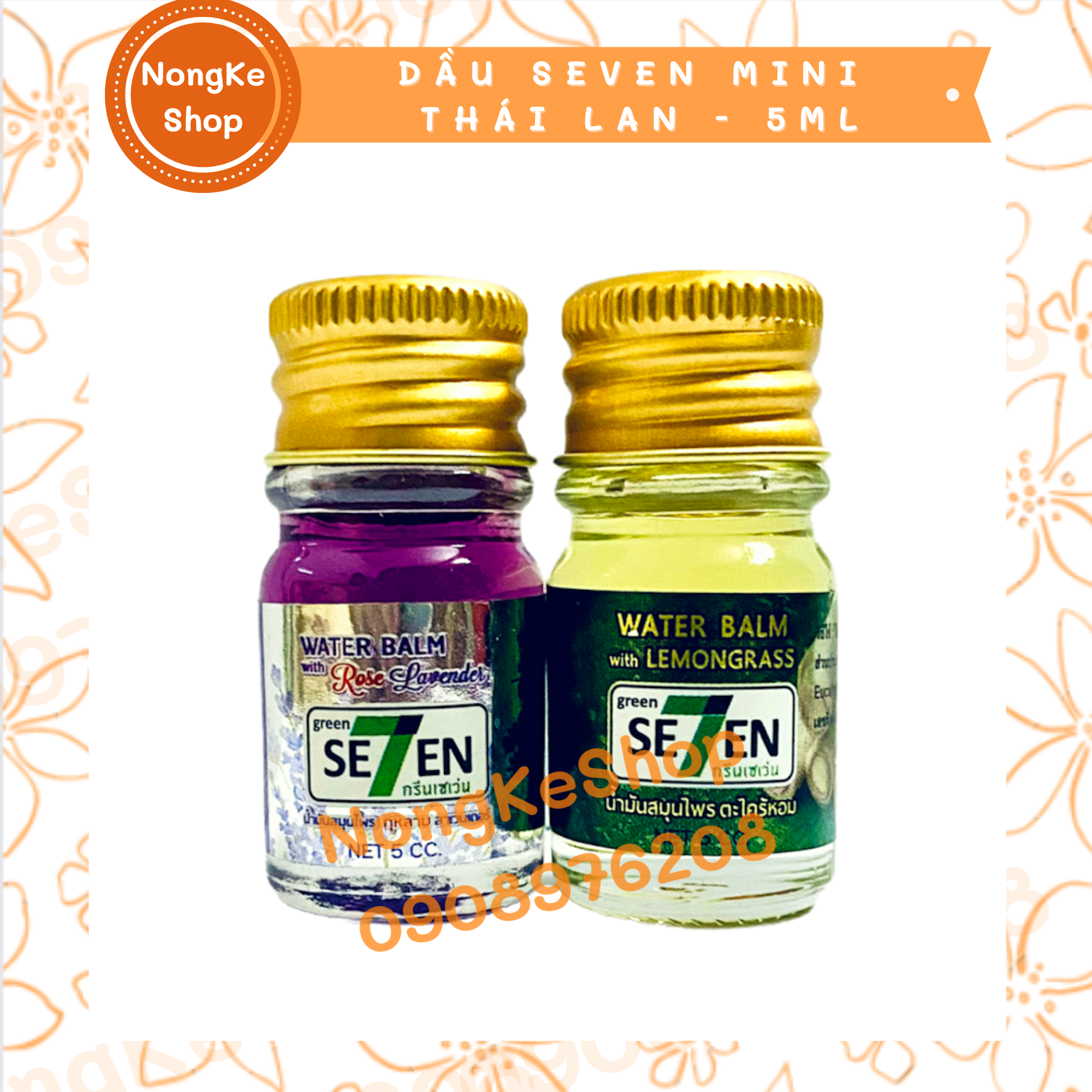 [100% Thái N.D] Dầu seven mini 5ml Thái Lan