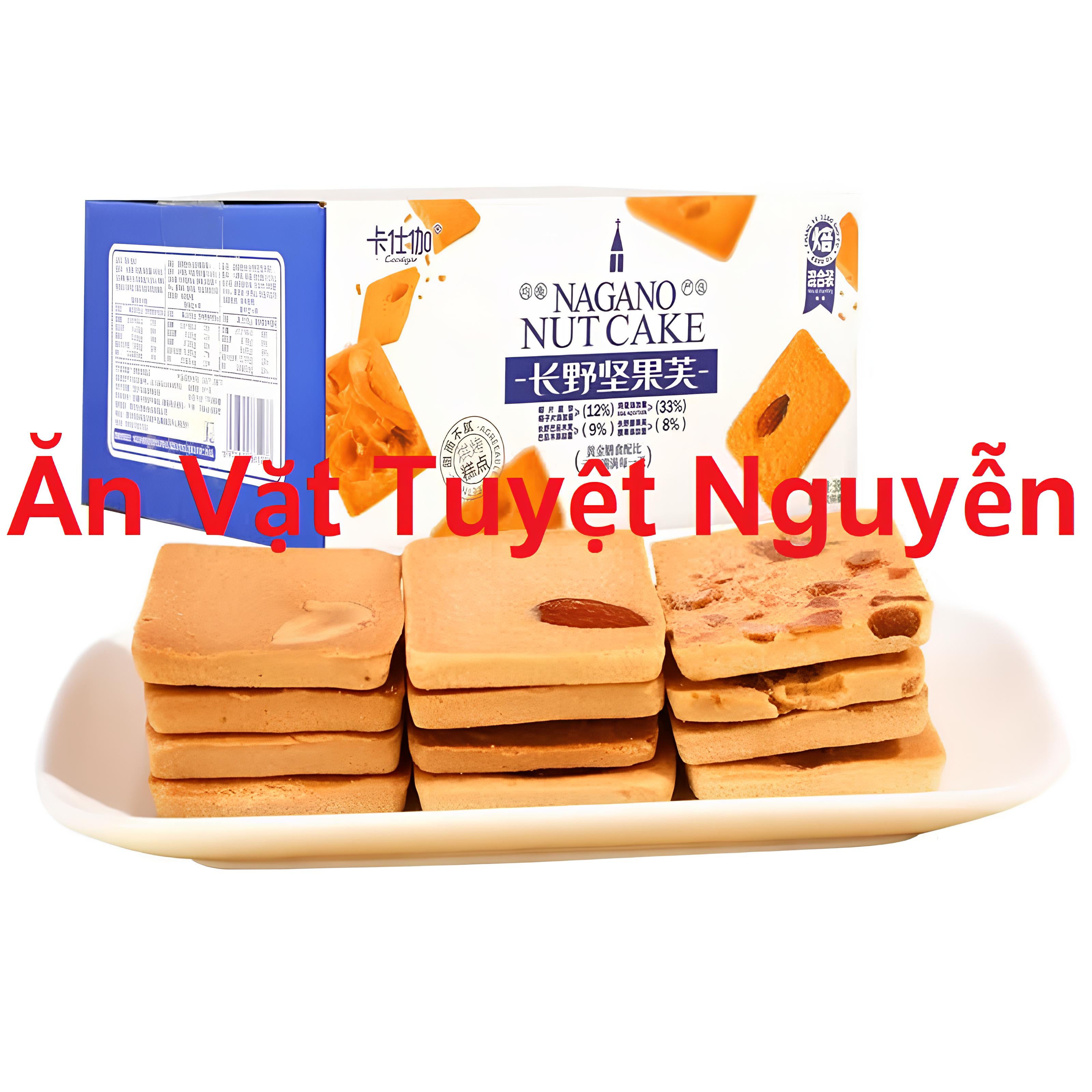 Bánh nagano nut cake - nội địa đài loan - ăn vặt tuyệt nguyễn