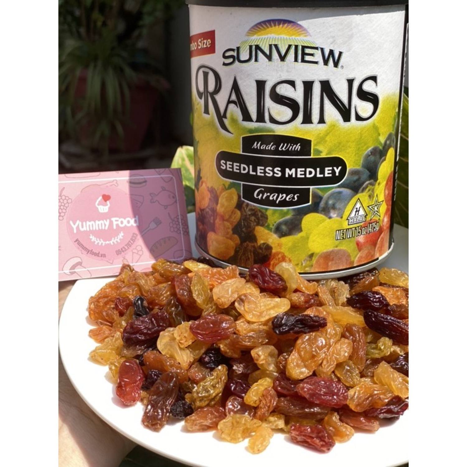 Nho Khô Raisins Sunview Lon 425gram