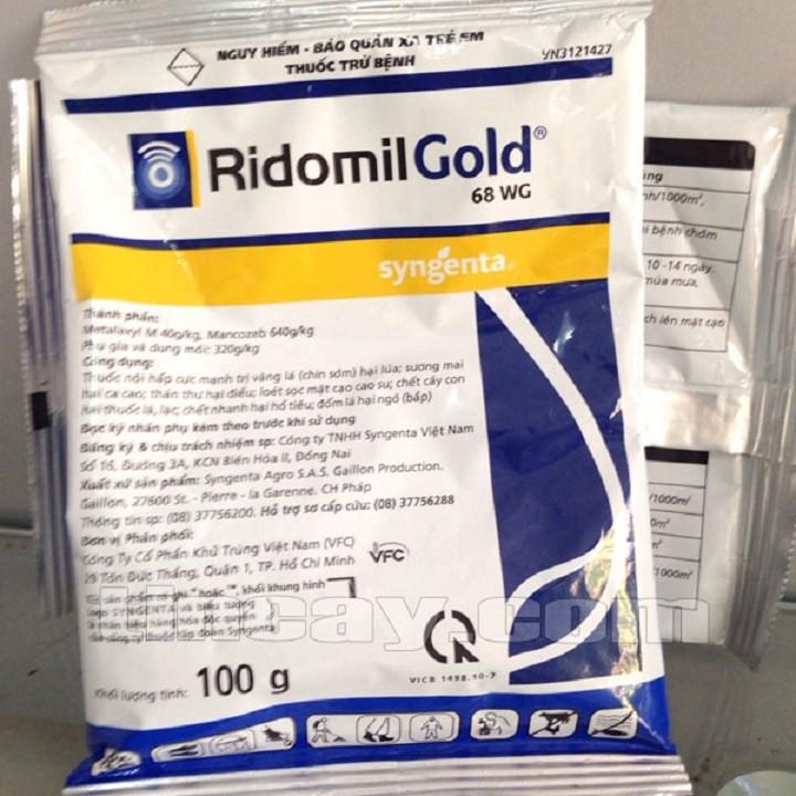 [HCM]Chế phẩm trừ nấm bệnh Ridomil Gold 68WG gói 100g