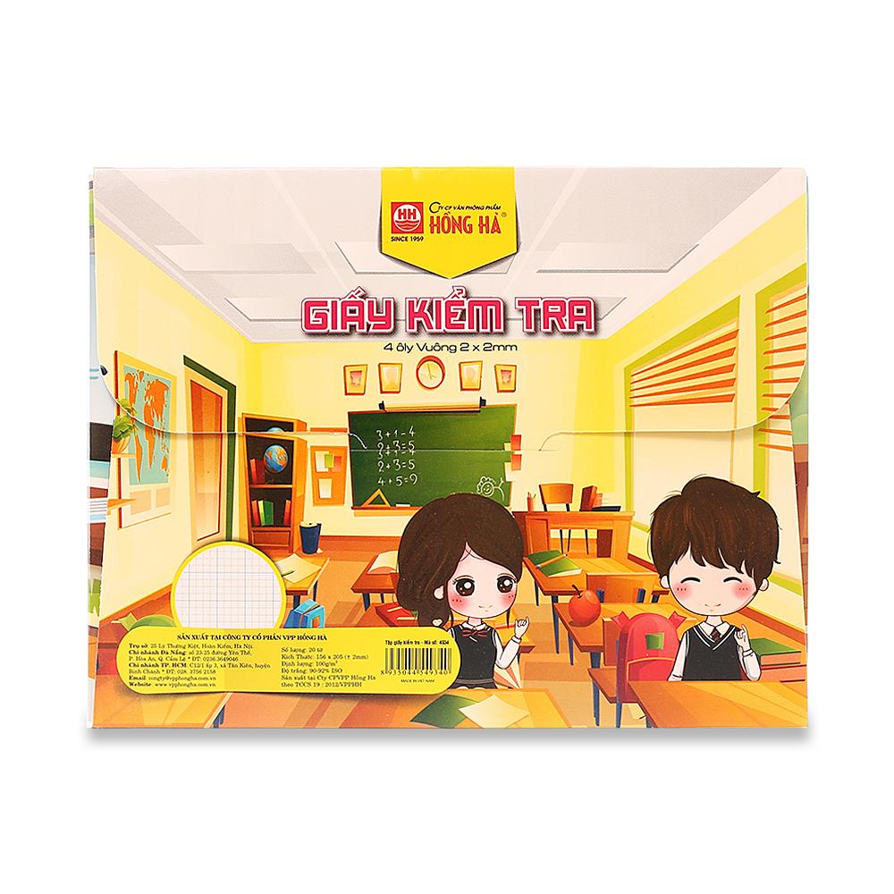 Giấy kiểm tra 4 ô ly Family 4936 (5 quyển)