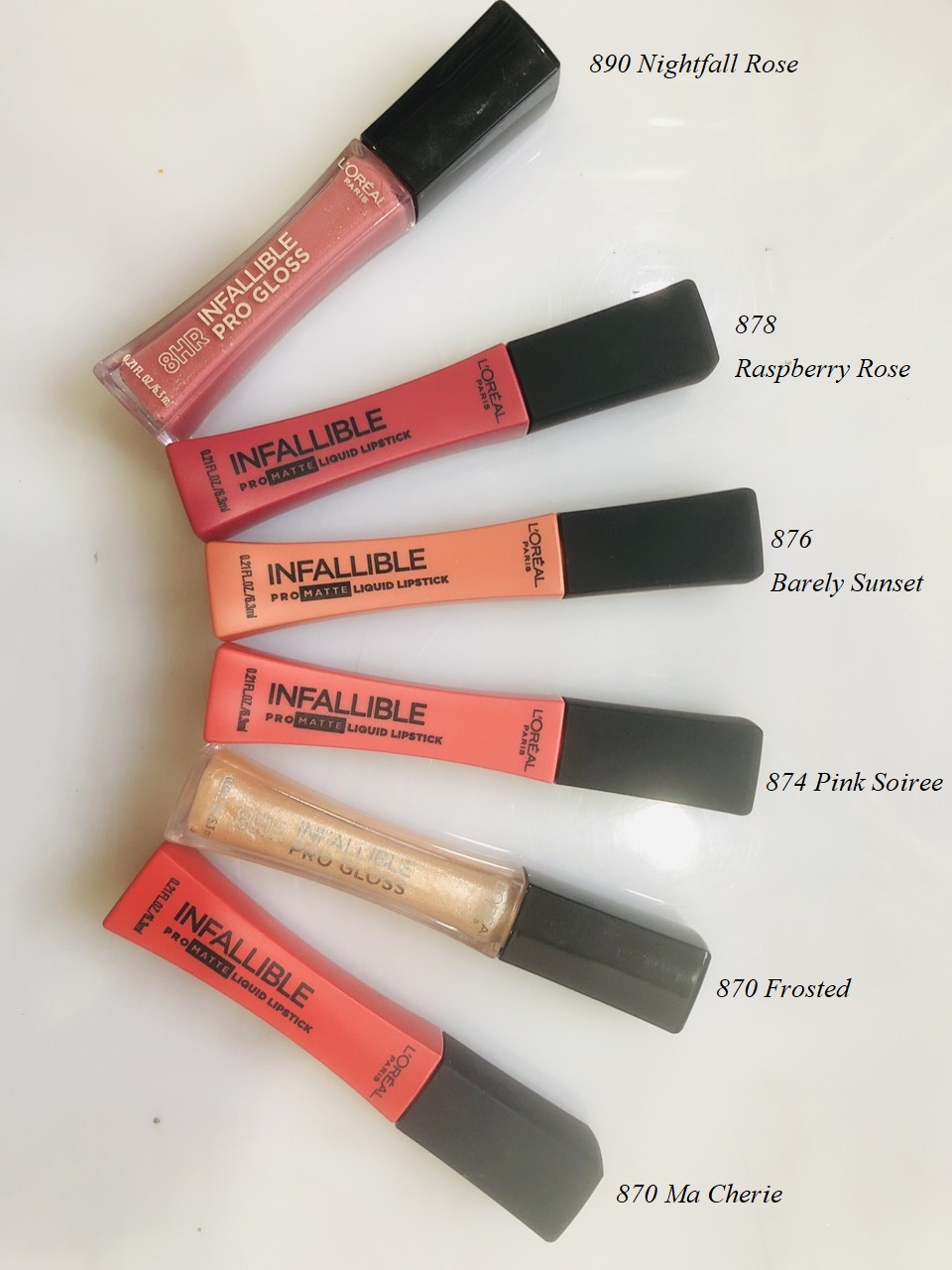 [ Hàng USA] Son Kem Lì L'Oreal Infallible Lip Pro Matte Gloss 6.3ml