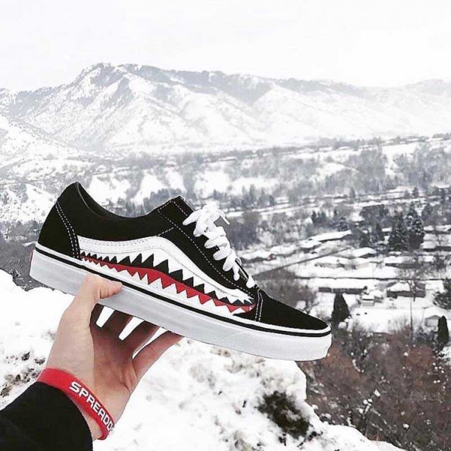 [ HàngREP ] Giày Sneaker Nam Nữ Vans Cá Mập Full Box