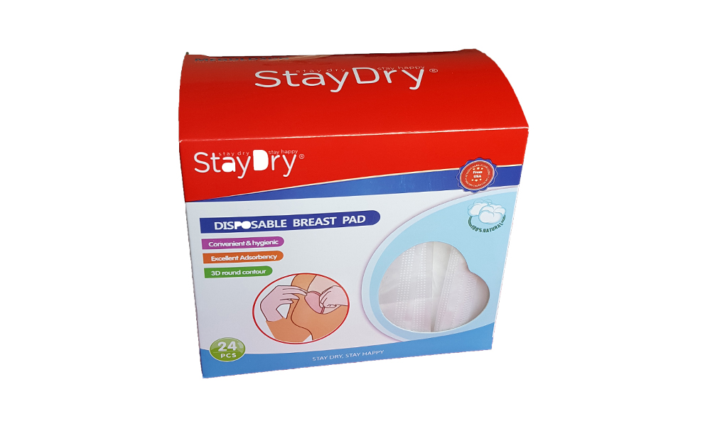 Miếng lót thấm sữa  STAY DRY Hộp 24 miếng