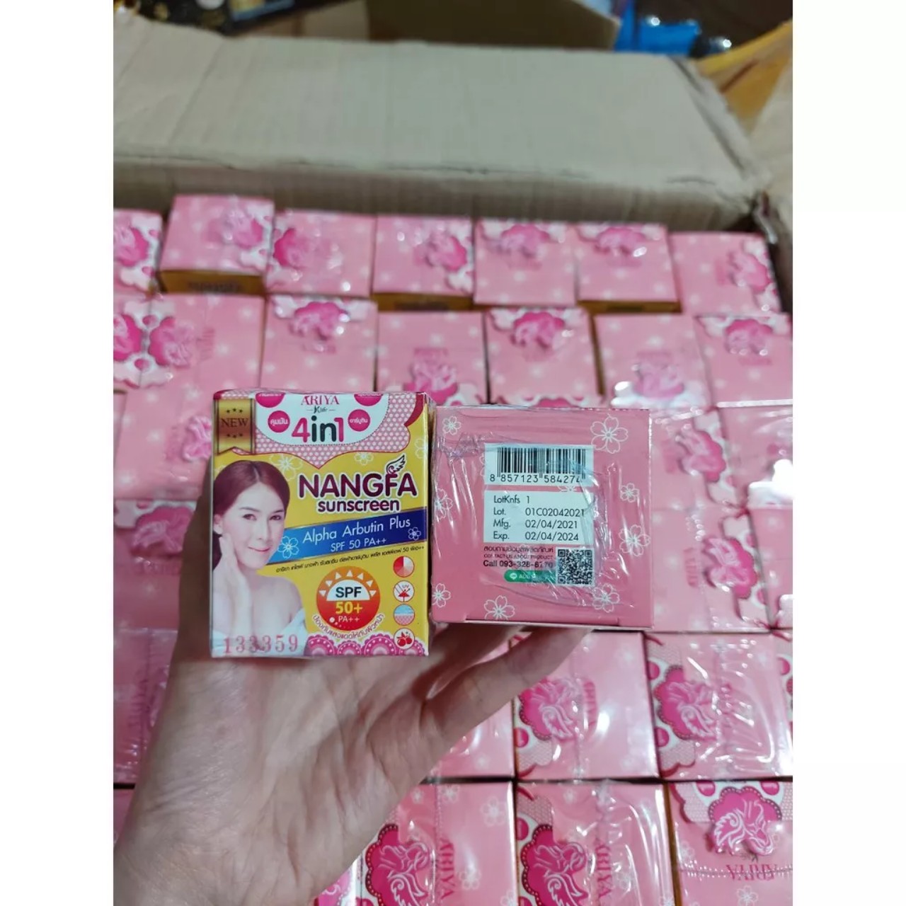 KEM CHỐNG NẮNG NANGFA Thái Lan