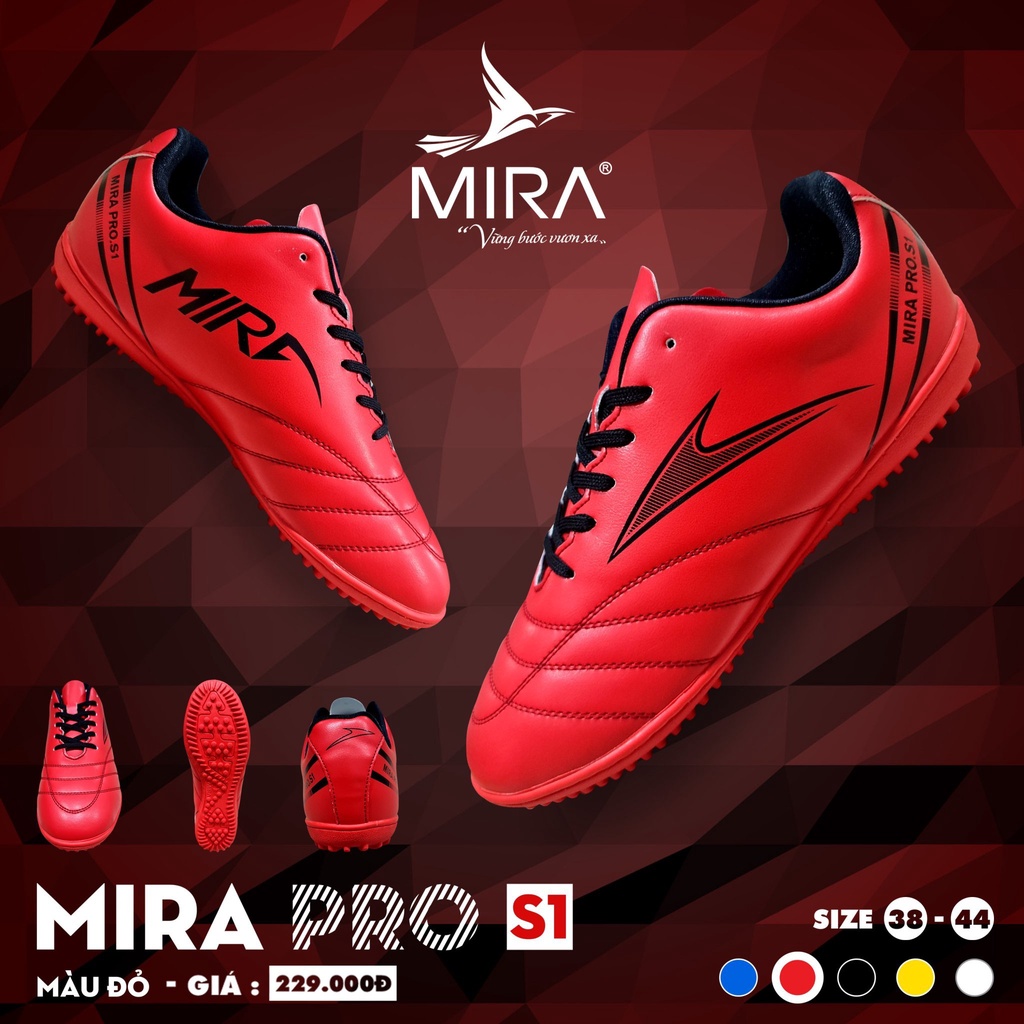 Giày đá bóng Mira Pro S1 TF (Khâu full đế)