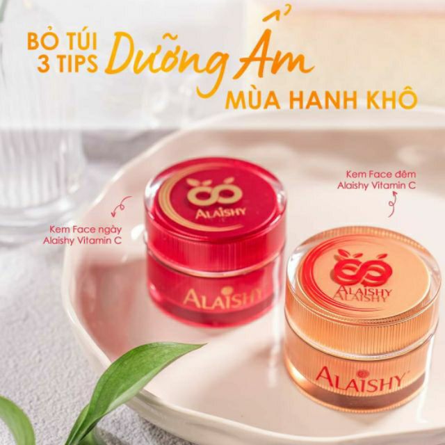 KEM FACE NGÀY VÀ ĐÊM ALAISHY VITAMIN C [ mẫu mới 2021 và mẫu 2020 ] [ chính hãng 100% ]