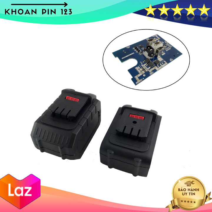 Vỏ pin 5s 2p 3p đóng pin 10 cell - 15 cell 18650 dùng cho máy khoan, máy bắt vít pin 3 khe