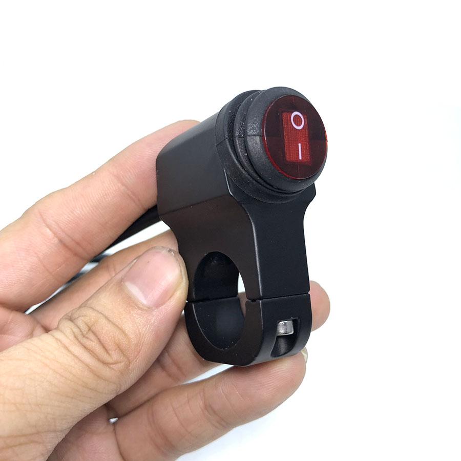 [HCM]Công Tắc ON OFF Gắn Ghi Đông Có Đèn Mã Q6