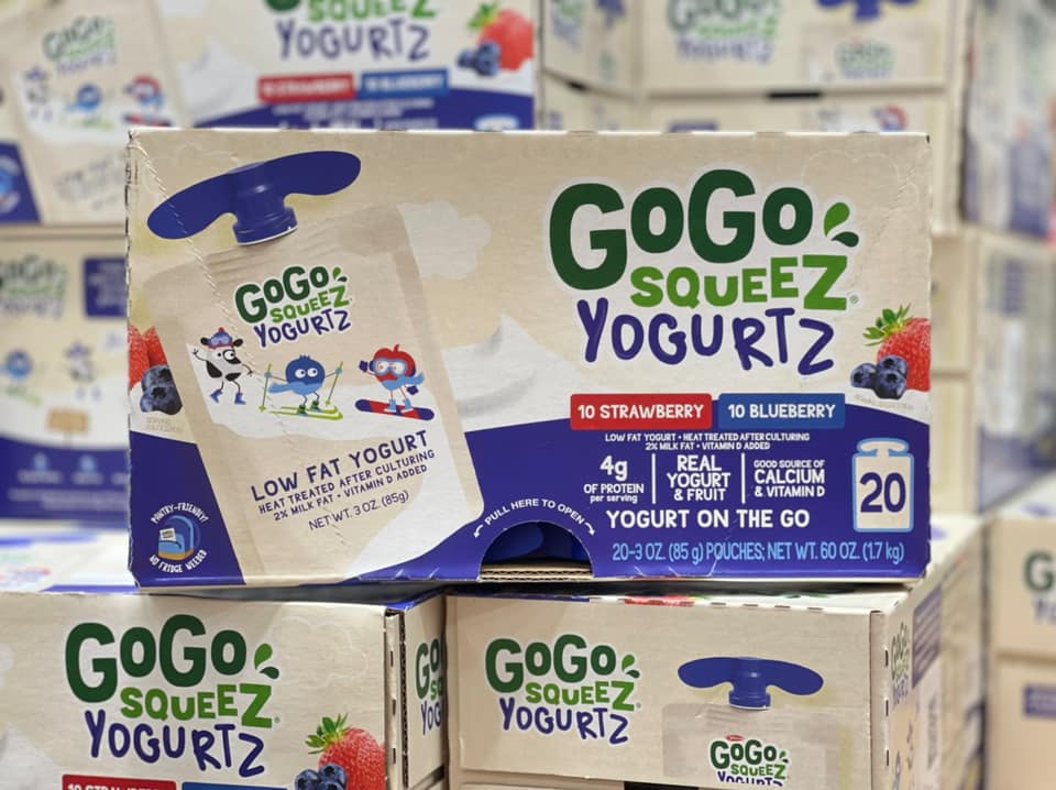 Sữa Chua GOgO SQUEEZ dành cho bé từ 6 tháng tuổi- Túi 85g