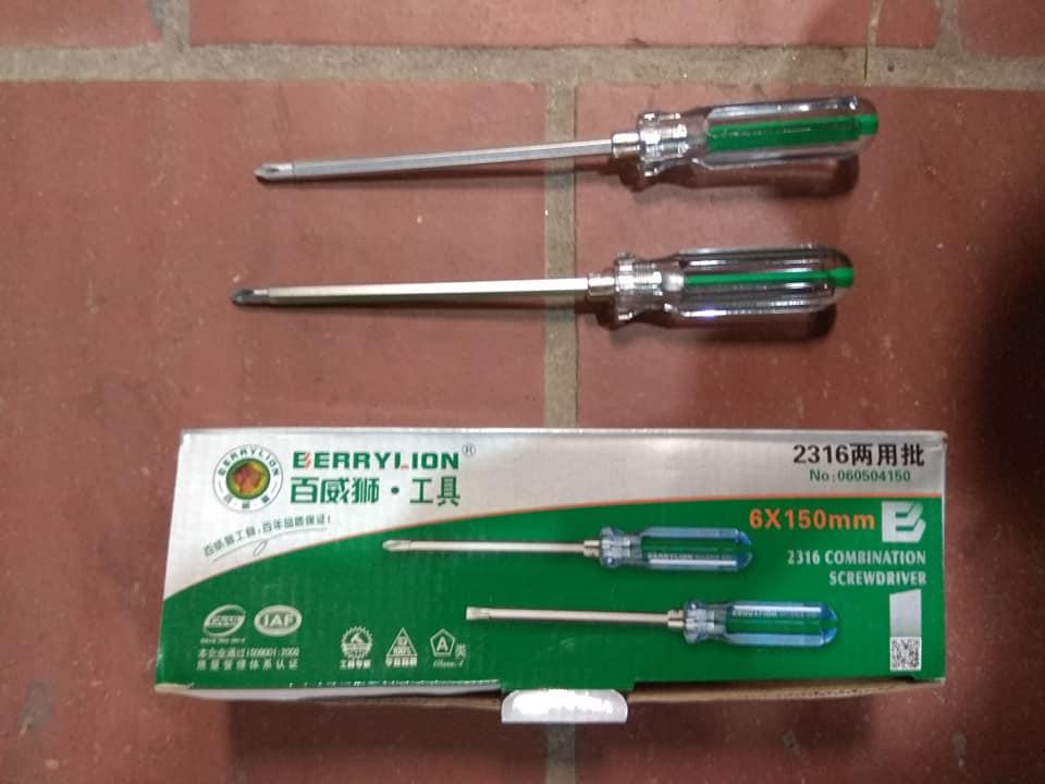 12 chiếc tô vít 2 đầu 6x150mm  Berrylion