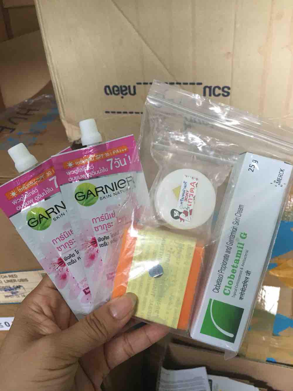 Combo 10 bộ kem trắng da  Thái Lan