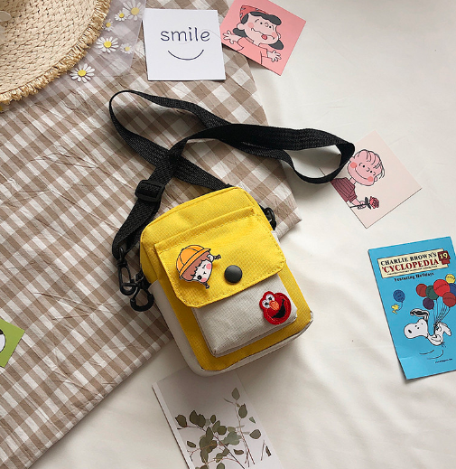 Túi vải canvas đựng điện thoại cute