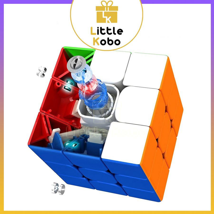 Rubik 3x3 MoYu RS3M 2020 2021 Maglev MF3RS3 M Rubic Nam Châm 3 Tầng Stickerless Đồ Chơi Trí Tuệ Trẻ Em Phát Triển Tư Duy