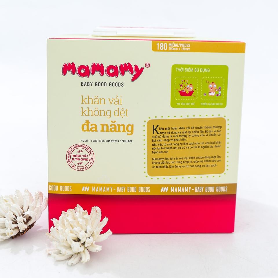 Khăn Khô Đa Năng Mamamy 180 Tờ