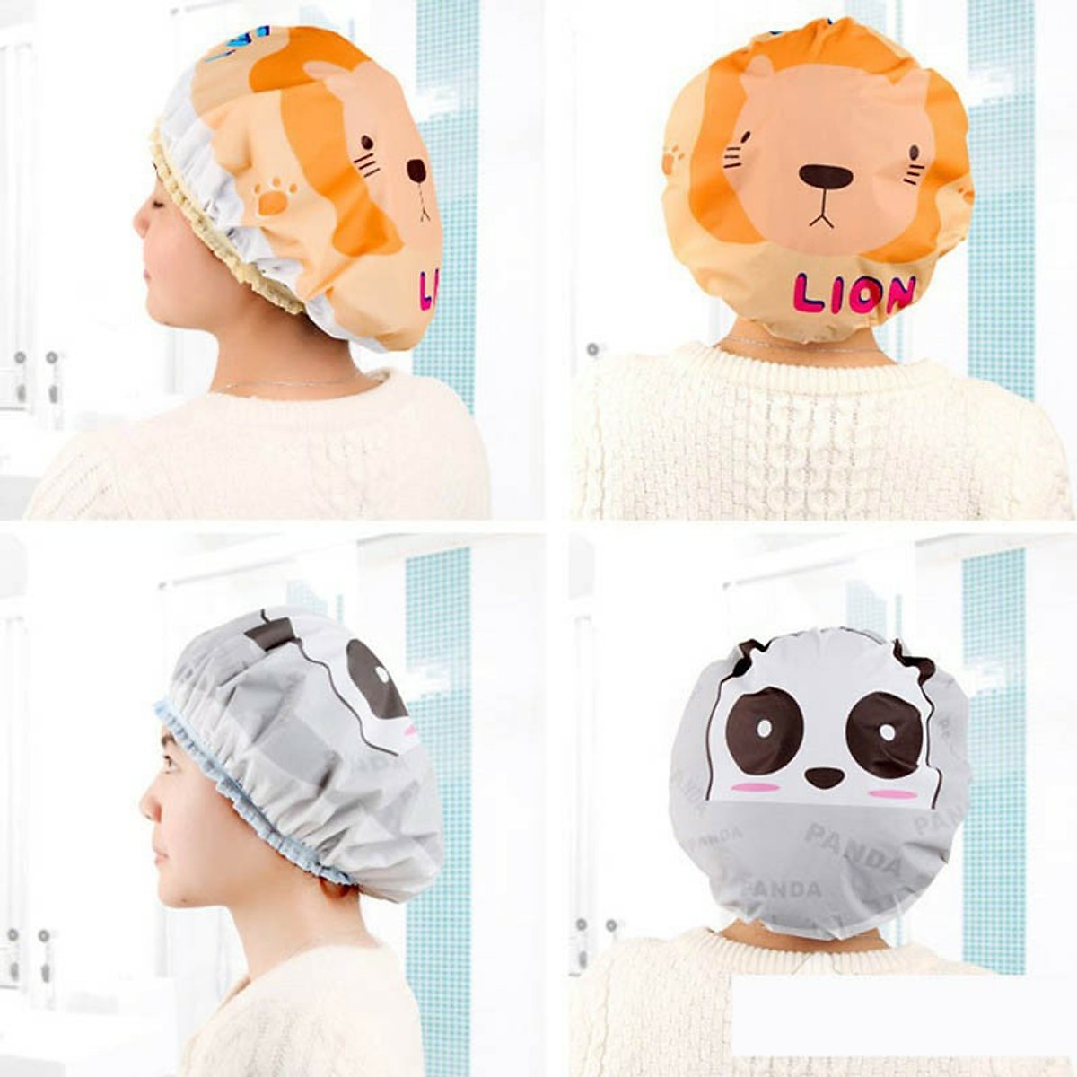 Mũ chùm đầu ủ tóc và tắm