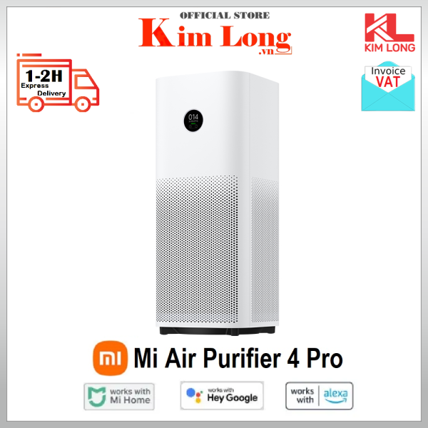Máy lọc không khí Xiaomi 4 Pro Mi Air Purifier Ion 60m2 Bản Quốc Tế - Bảo hành 12 tháng