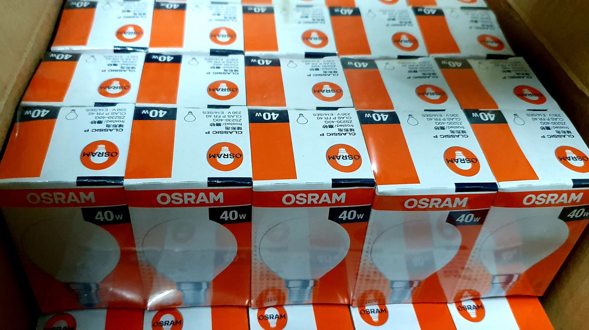 Bóng đèn tròn OSRAM sợi đốt chân E14/ 40watt