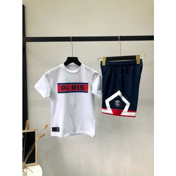 Bộ Short Thể Thao Paris Cao Cấp Bé Trai-Ms200