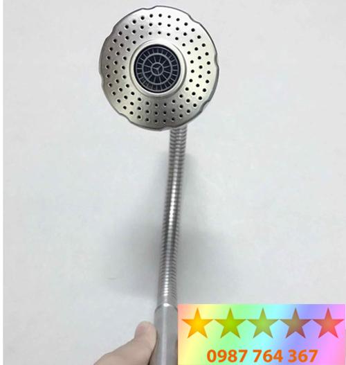 Vòi rửa chén lạnh cắm tường inox 304