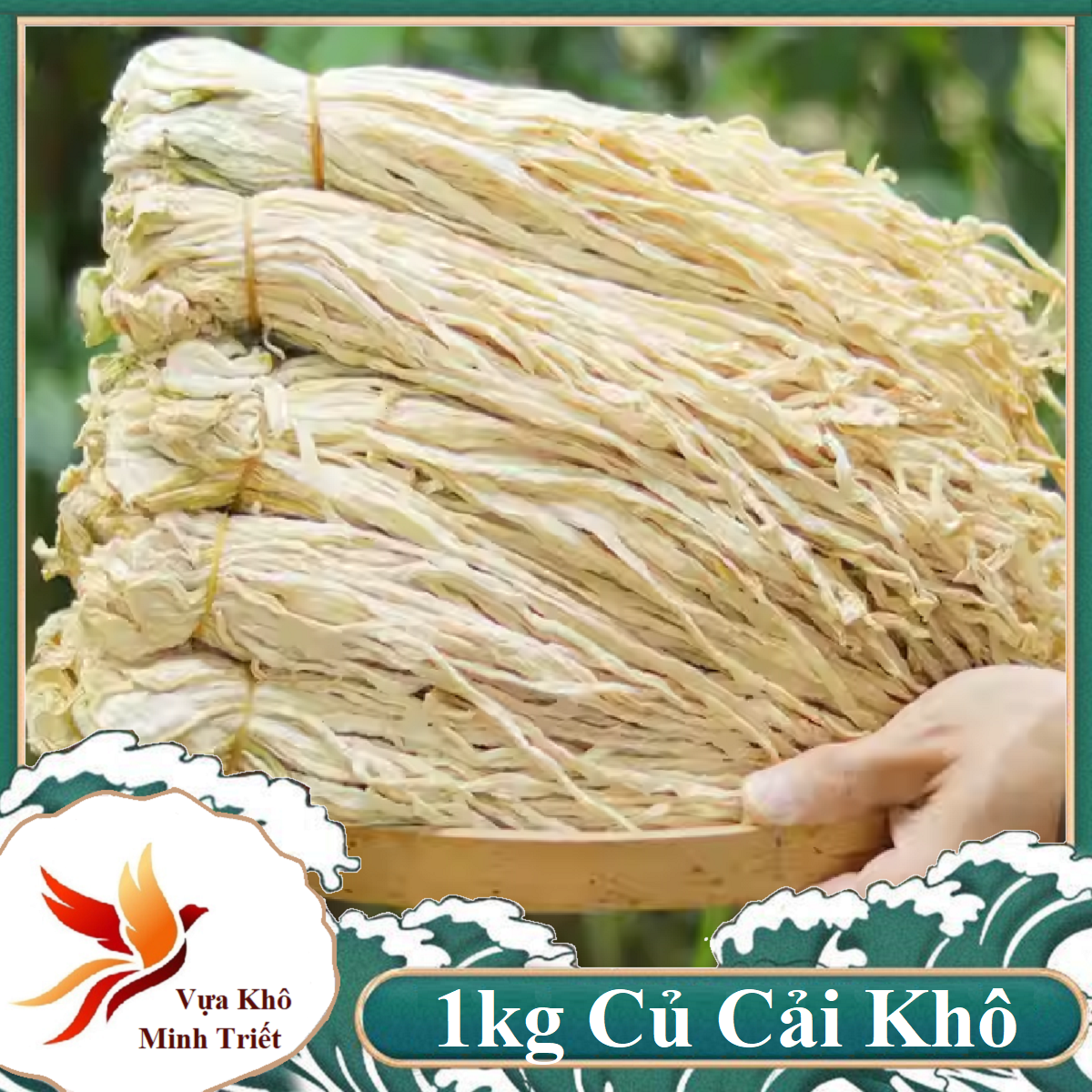 Củ cải khô thái sợi - non giòn ngọt, sợi dài- vựa khô minh triết