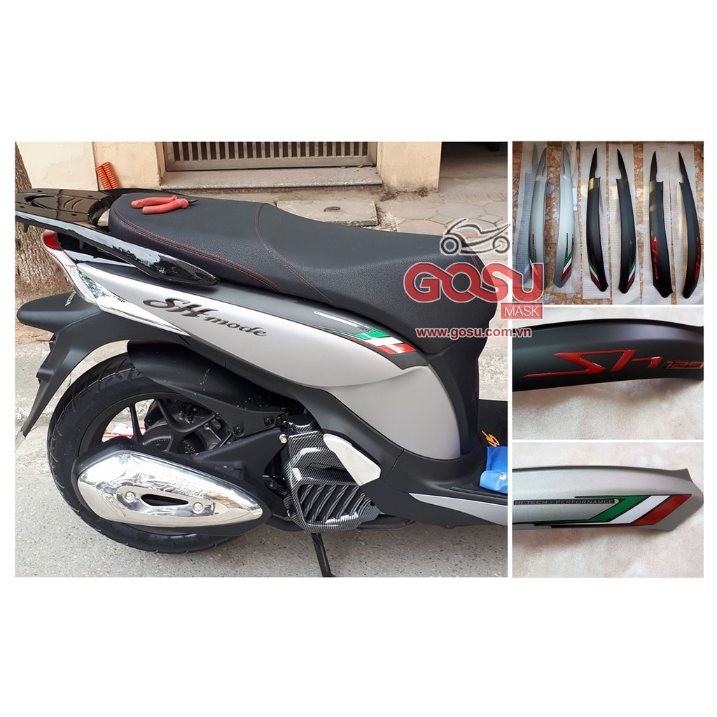 Nẹp sườn SH Mode đời cũ thời trang kiểu ý - MT 2022